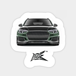 audi rs4 green Sticker